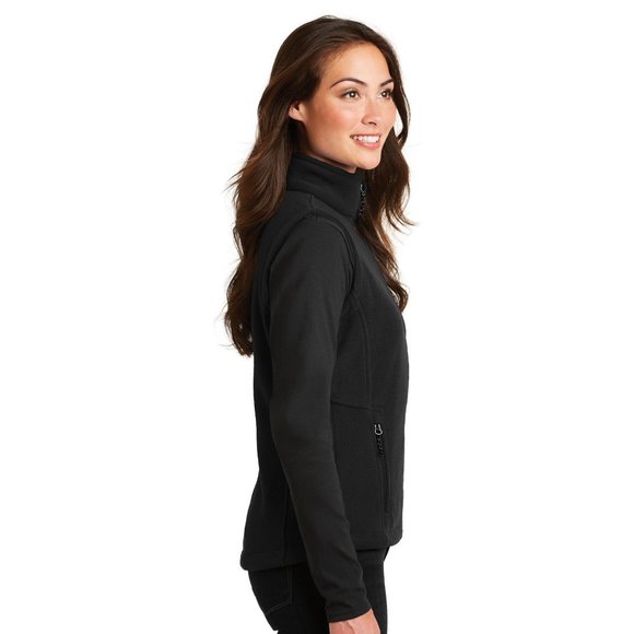 Port Authority Ladies Value Fleece Vest. L219 - Black - Picture 3 of 5